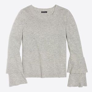 J.Crew Mercantile crewneck bell sleeve sweater